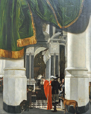 Emanuel de Witte Interior of the Niewe Kirke in Delft with the Tomb of WIlliam the Silent